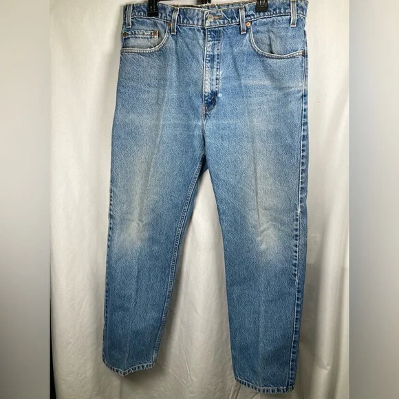 VTG 90s Levi's Men's 505 Straight Jeans Y2K - Picture 1 of 8